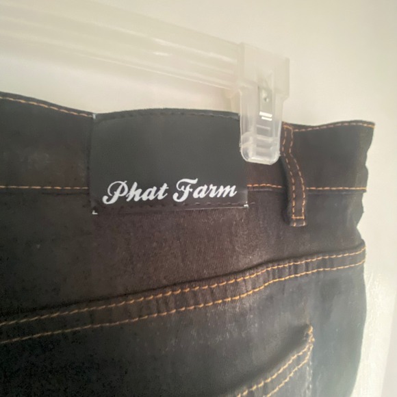 Phat Farm Mens Skinny Fit Dark Wash Stretch Jeans 36W x 30L - Picture 3 of 7